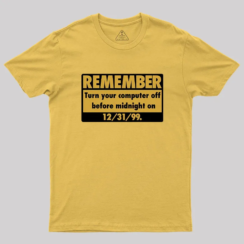 The Millennium Bug Vintage Art Geek T-Shirt - Image 8