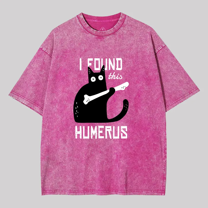 Cat With A Bone Geek Washed T-shirt - Image 5