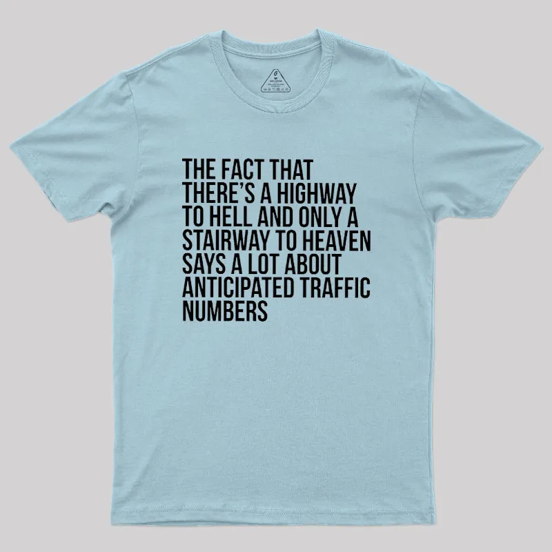 There's Highway To Hell And Stairway To Heaven Geek T-Shirt - Image 10