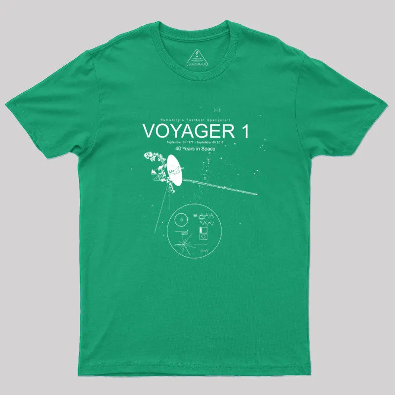 Voyager 1 Geek T-Shirt - Image 9
