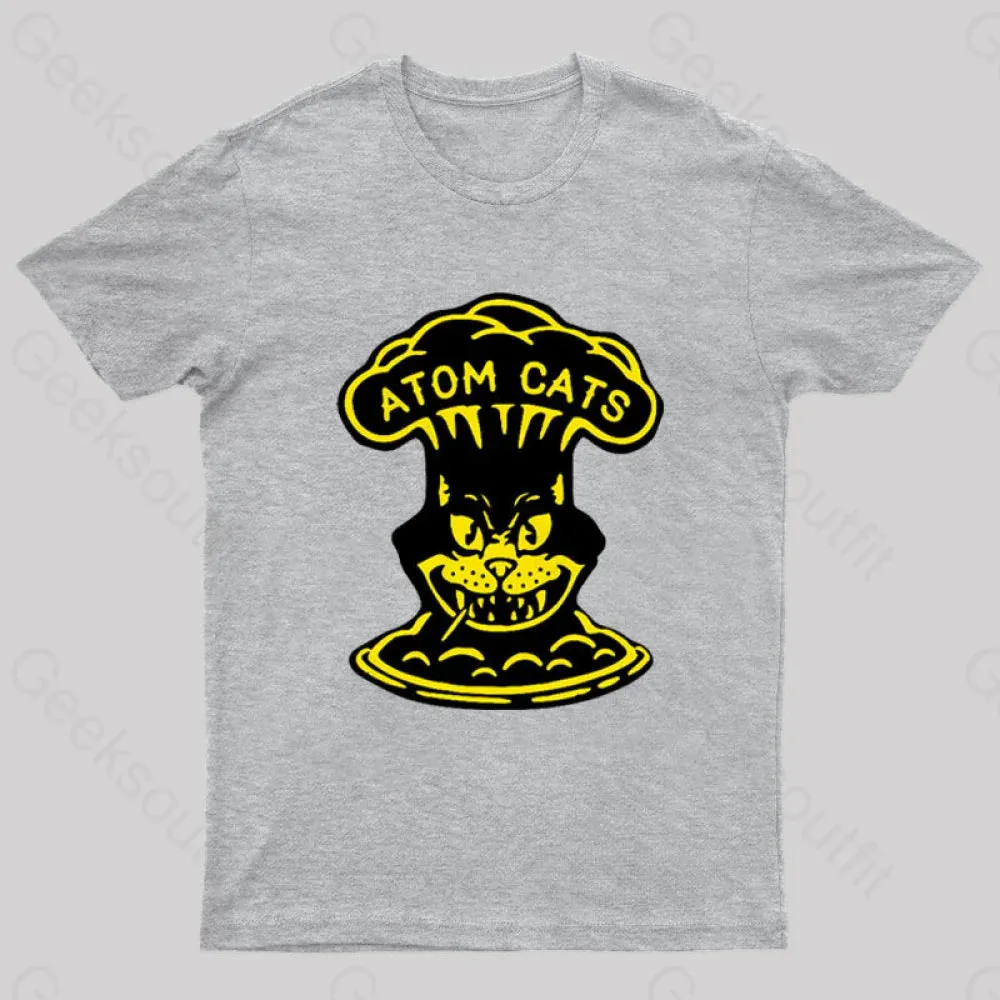 Fallout Atom Cats Garage Yellow Geek T-Shirt - Image 9