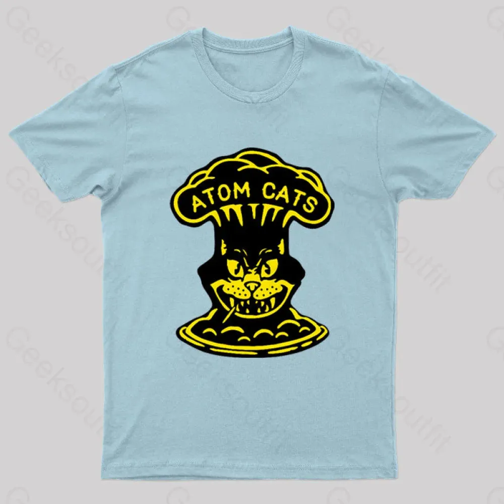 Fallout Atom Cats Garage Yellow Geek T-Shirt - Image 10