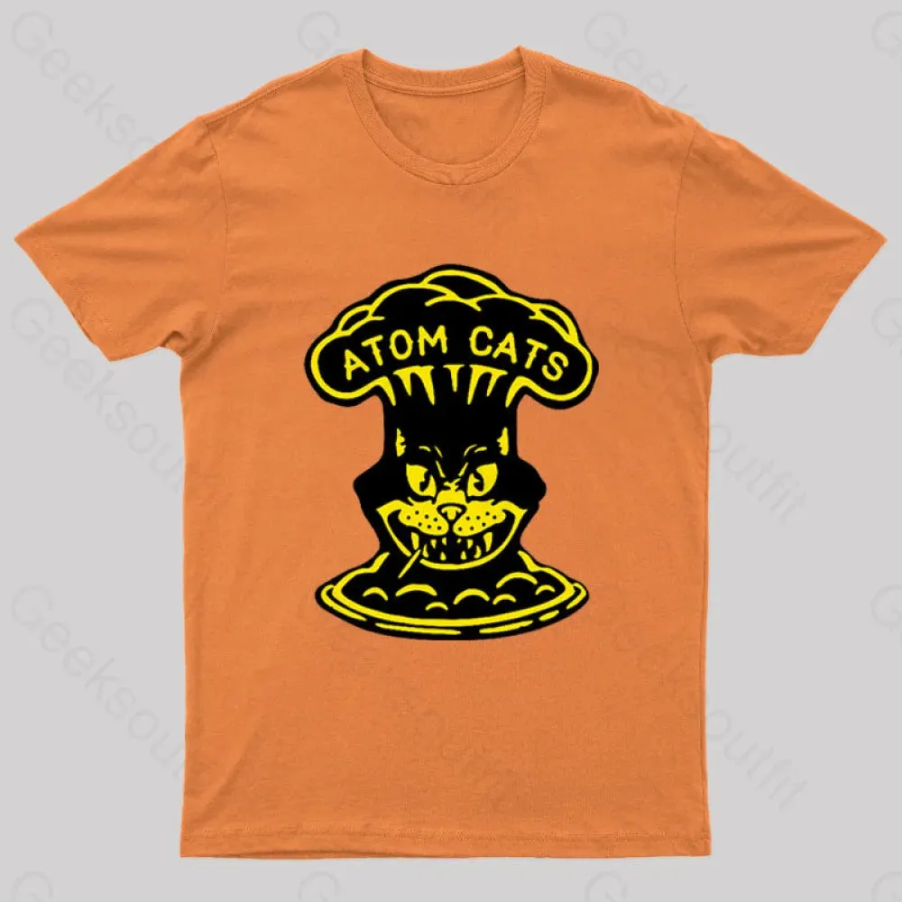 Fallout Atom Cats Garage Yellow Geek T-Shirt - Image 7