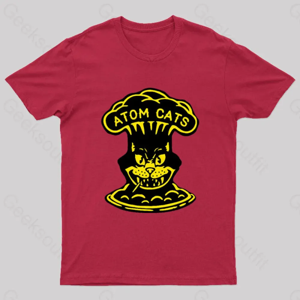 Fallout Atom Cats Garage Yellow Geek T-Shirt - Image 3