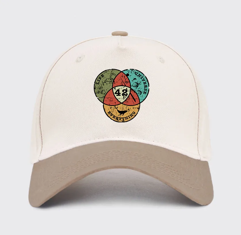 Life, the Universe & Everything Washed Vintage Baseball Cap - Image 10