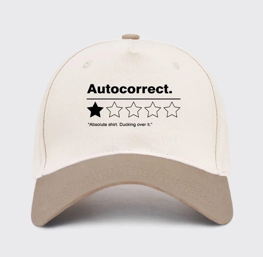 Autocorrect. Ducking over it Baseball Cap - Image 4