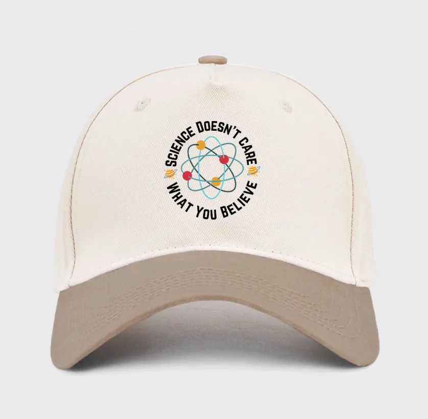 Science doesn't care what you believe Washed Vintage Baseball Cap - Image 7