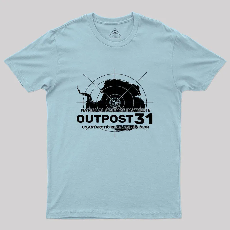 Outpost 31 Antarctic Research Division Geek T-Shirt - Image 10