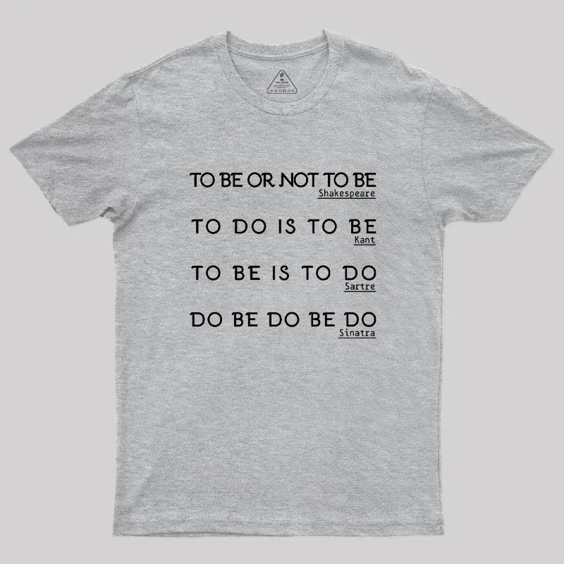 Philosophical lyric Poetic Sinatra Classic Geek T-Shirt - Image 4