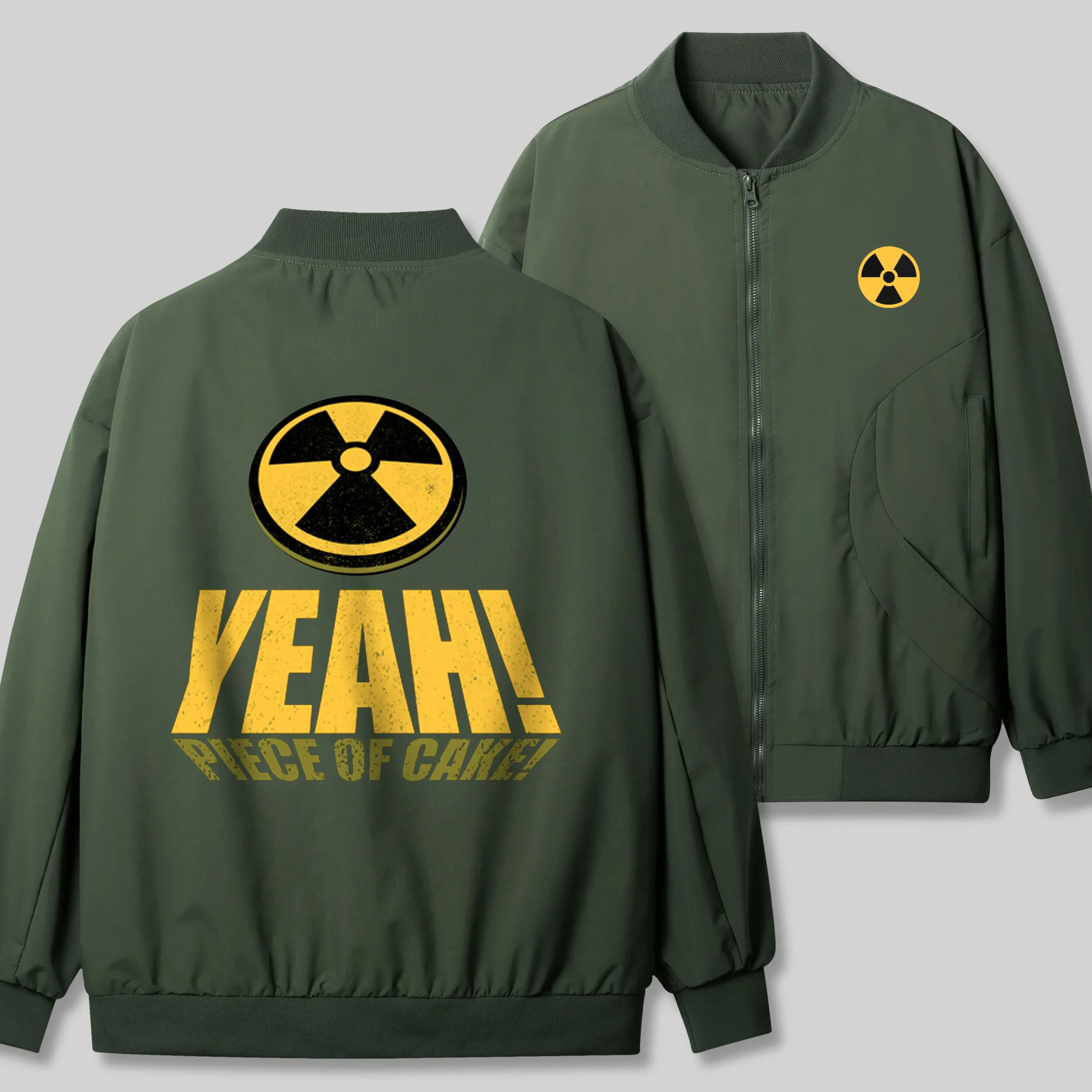 Alternative view of Yeah! Piece of Cake! Geek Classic Bomber Jacket