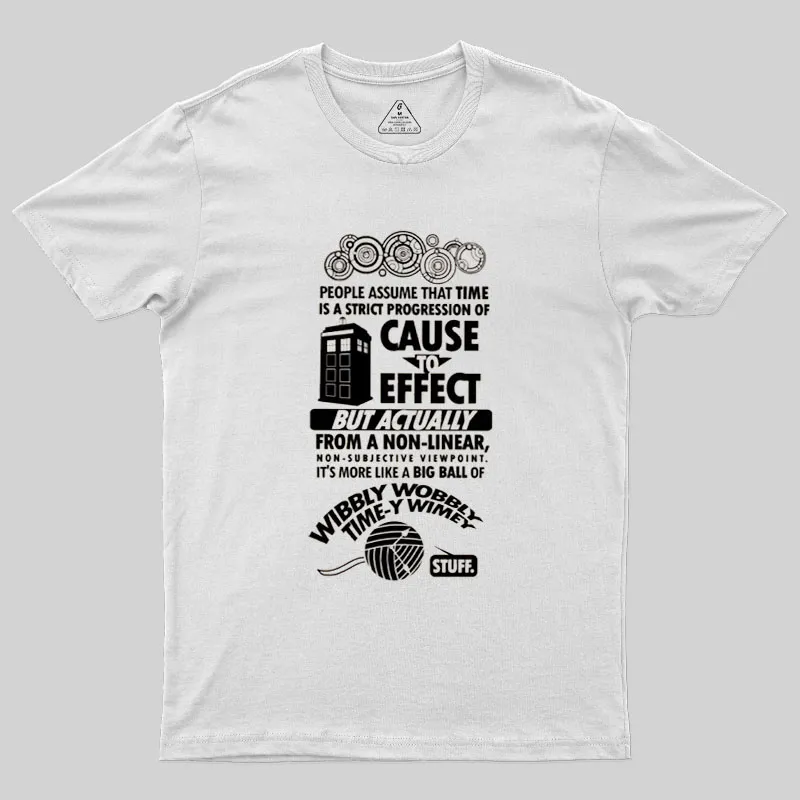 Timey Wimey Geek T-Shirt - Image 11