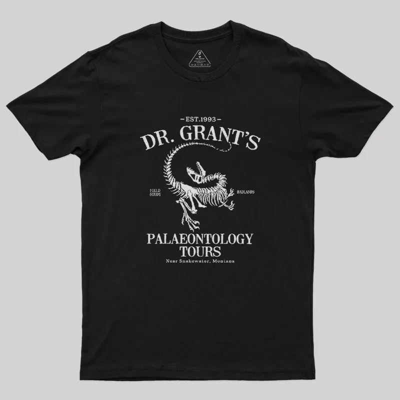 Dr. Grant's Fossil Tours Geek T-Shirt