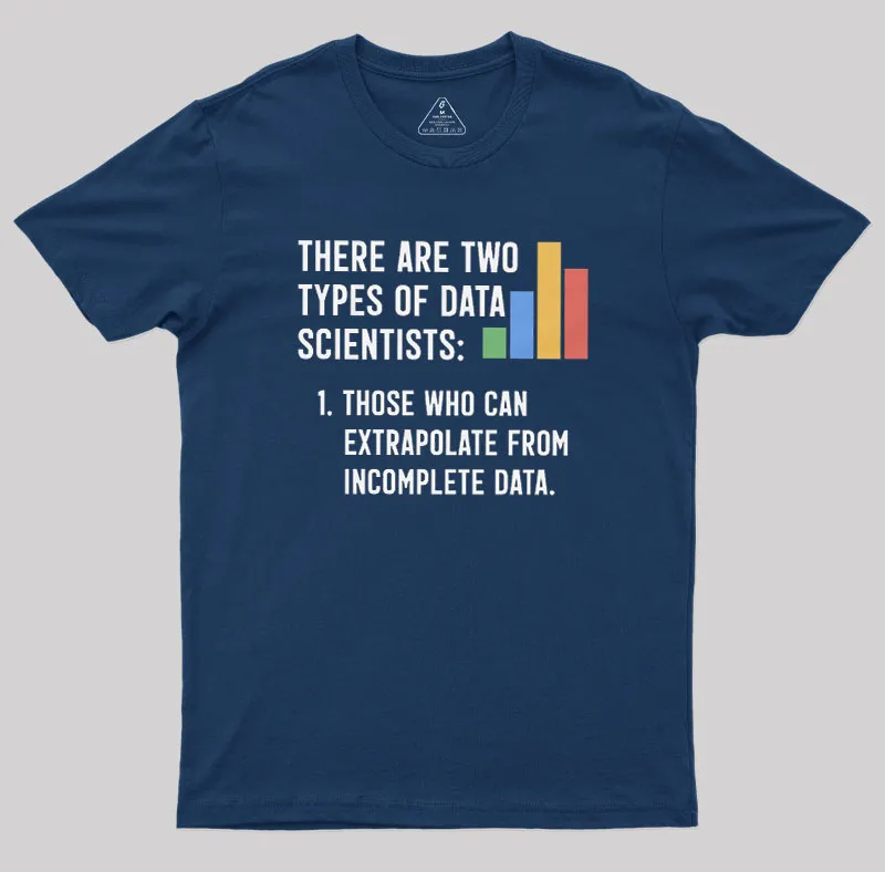 There Are Two Types of Data Scientist Geek T-Shirt