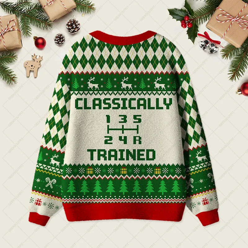 Classically Trained Geek Ugly Cardigan Sweaters