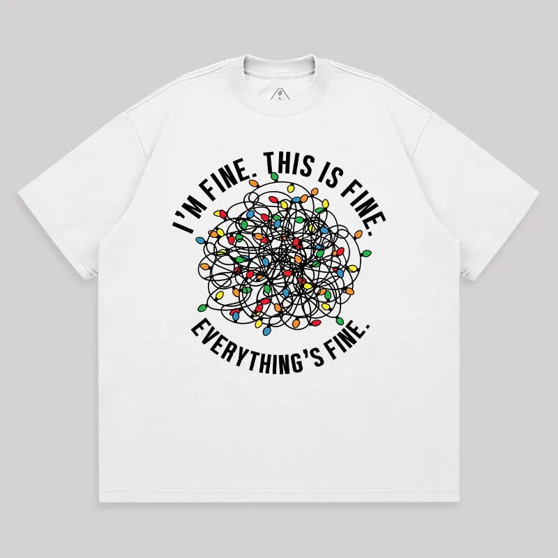 I am Fine Unisex Oversized T-shirt