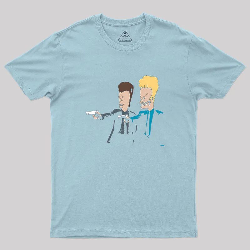 Butthead Fiction Beavis Geek T-Shirt - Image 6