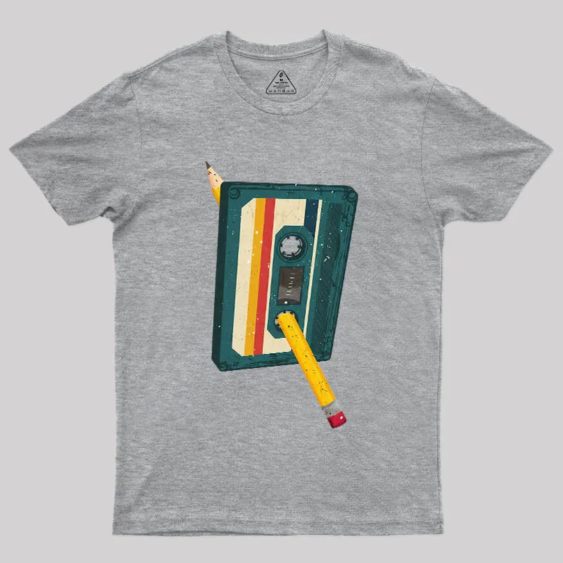 Retro Cassette Geek T-Shirt - Image 4