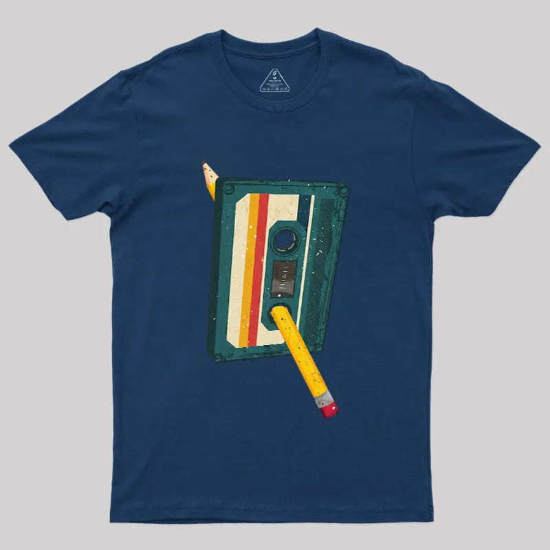 Retro Cassette Geek T-Shirt - Image 2