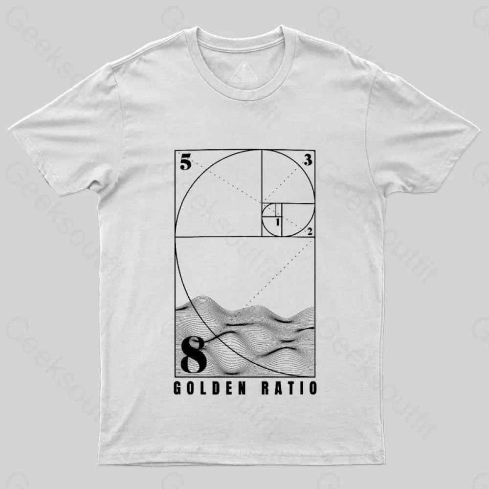 Fibonacci Golden Ratio Mathematics T-Shirt - Image 8
