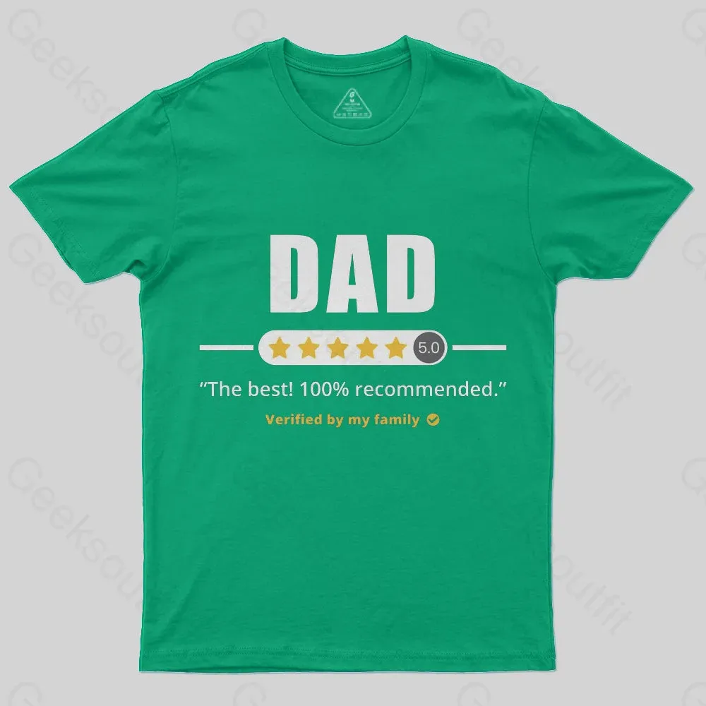 Five Stars Dad T-Shirt - Image 5