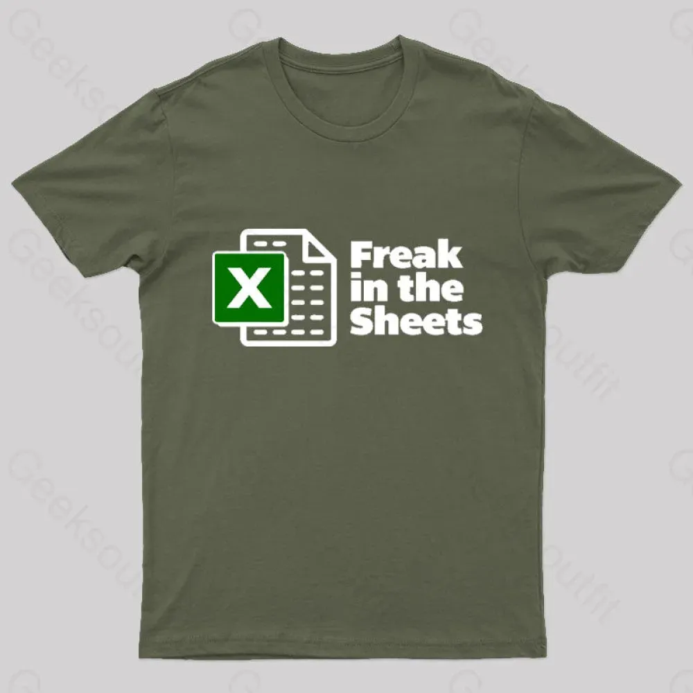 Freak In The Sheets Nerd T-Shirt - Image 3