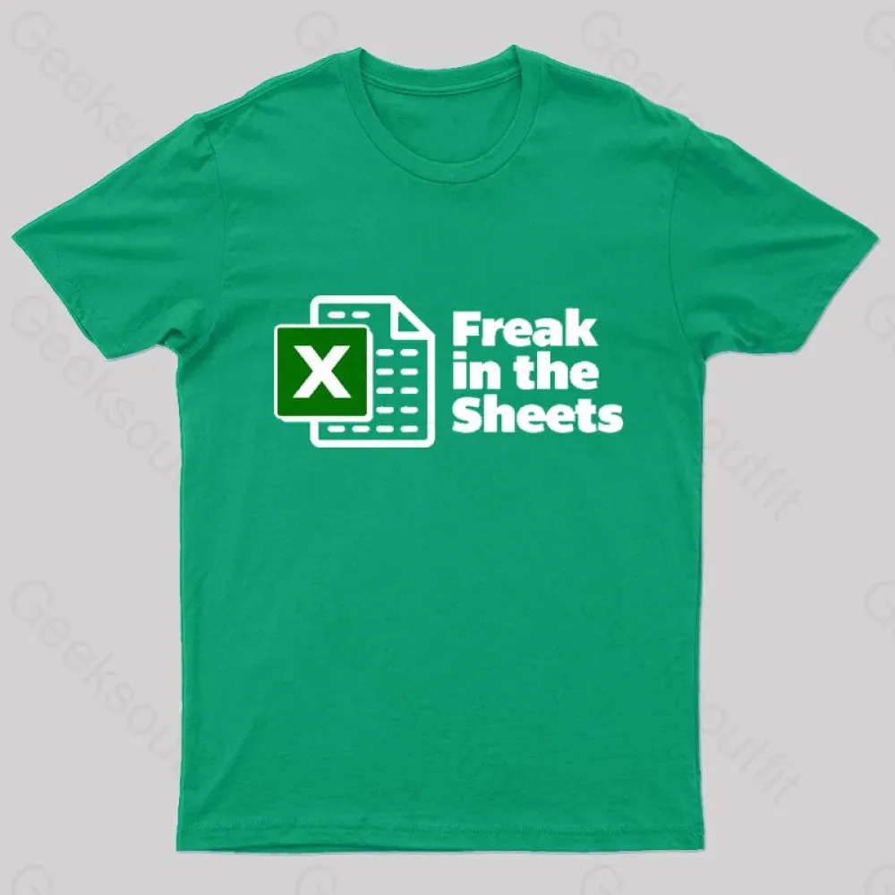 Freak In The Sheets Nerd T-Shirt - Image 11