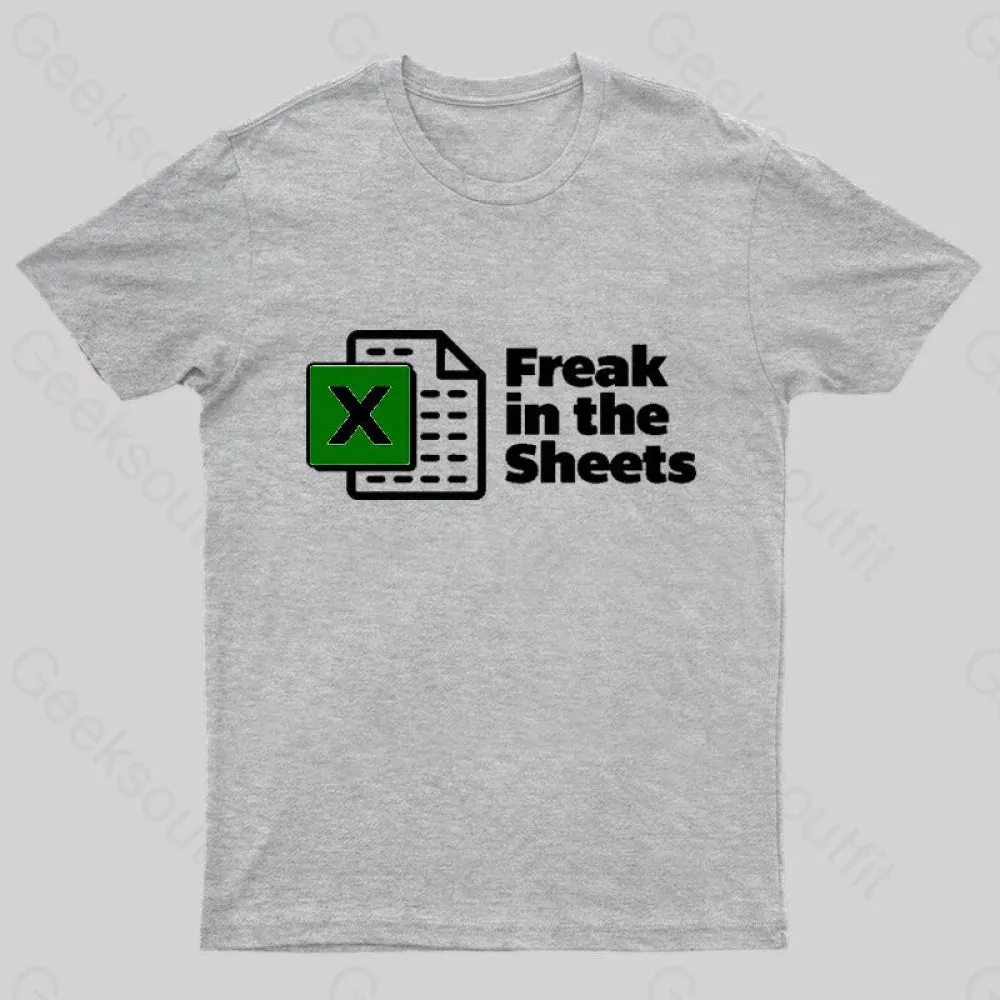 Freak In The Sheets Nerd T-Shirt - Image 4