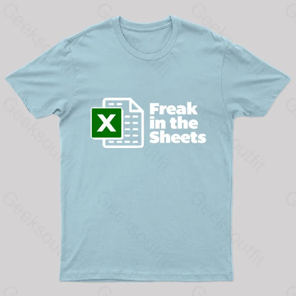 Freak In The Sheets Nerd T-Shirt - Image 8