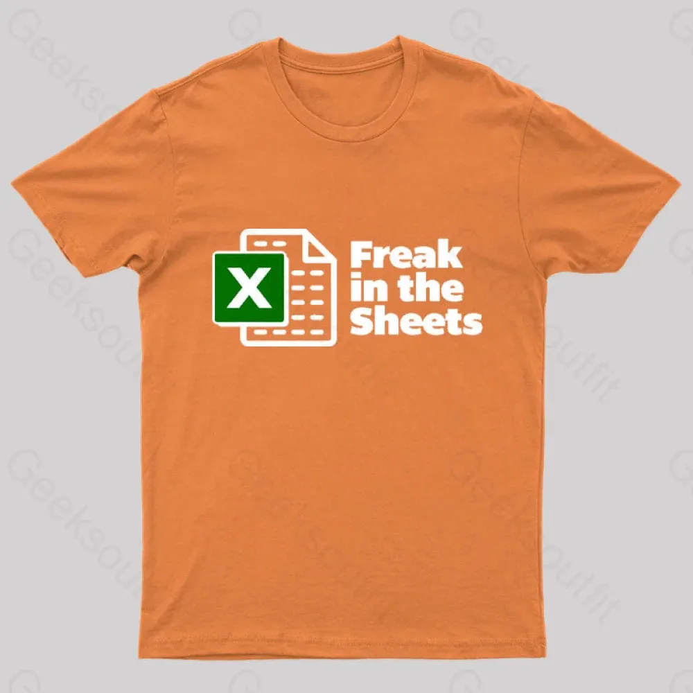 Freak In The Sheets Nerd T-Shirt - Image 6