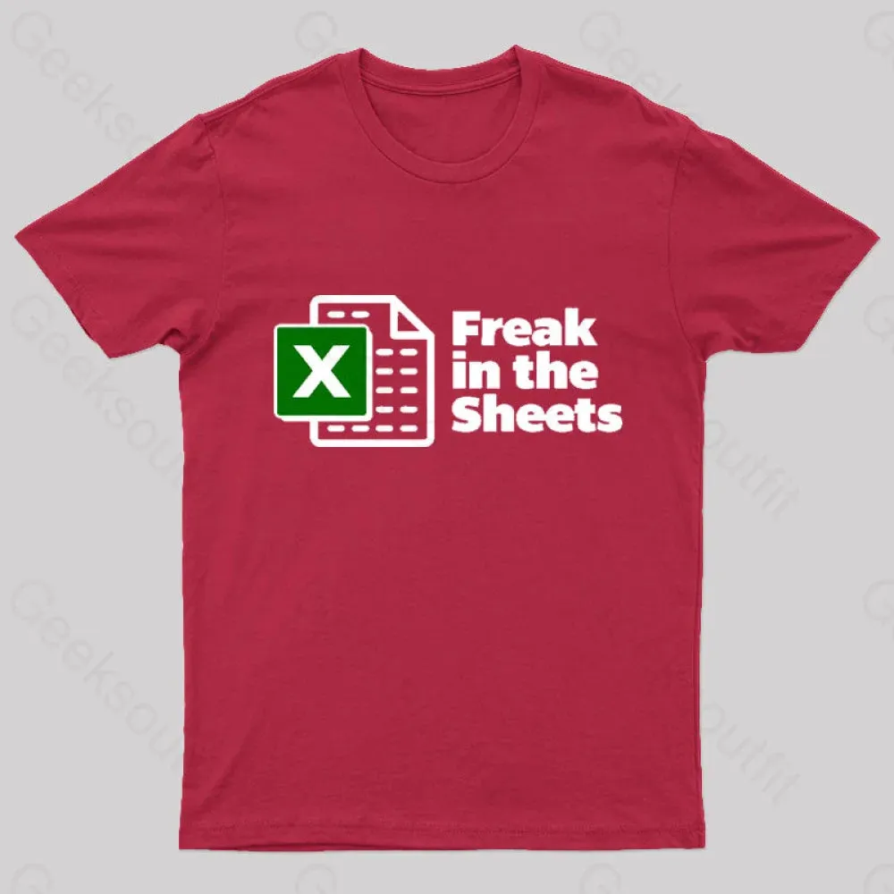 Freak In The Sheets Nerd T-Shirt - Image 5