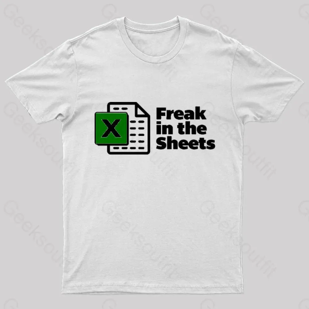 Freak In The Sheets Nerd T-Shirt - Image 9