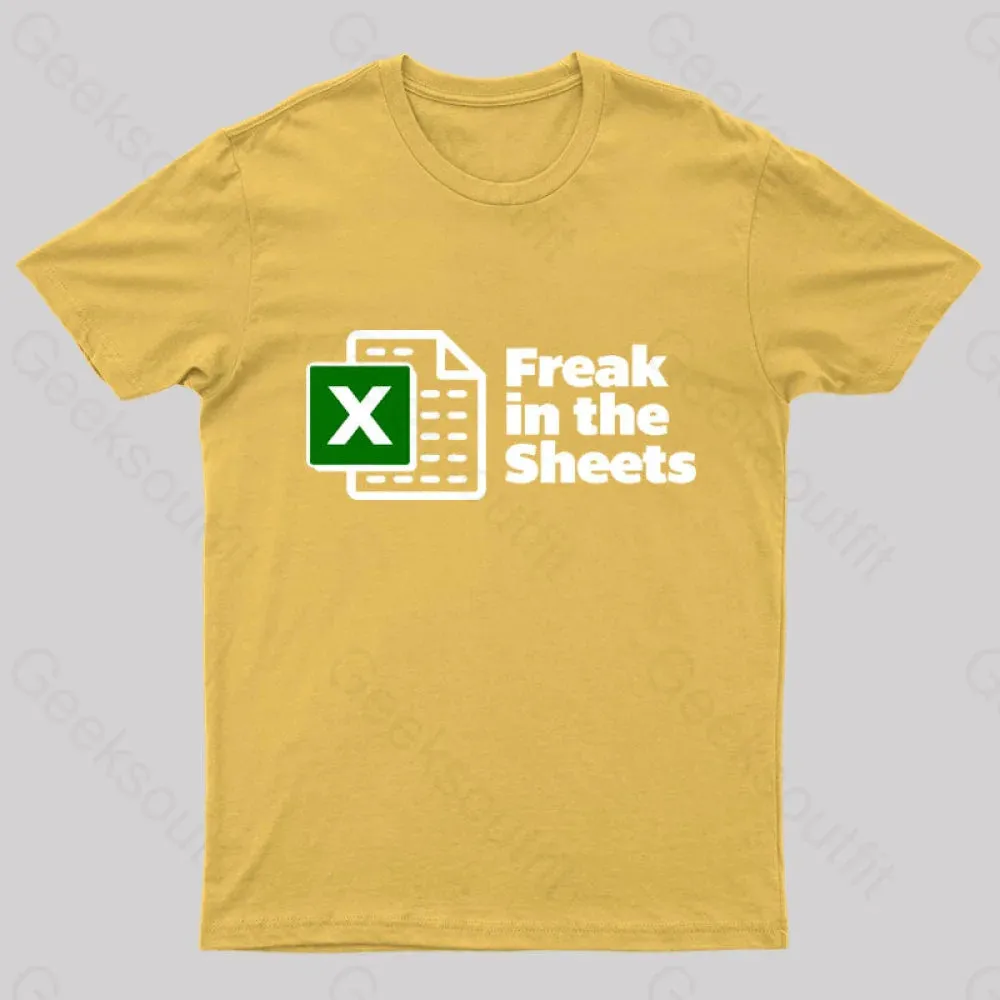 Freak In The Sheets Nerd T-Shirt - Image 7