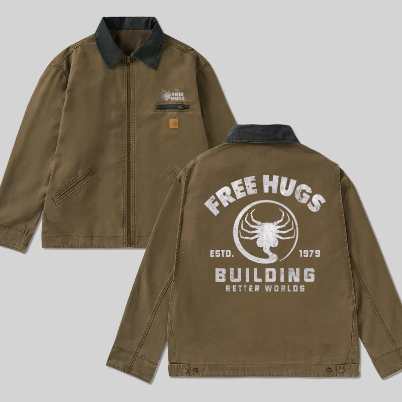 Free Hugs Classic Work Jacket - Image 2