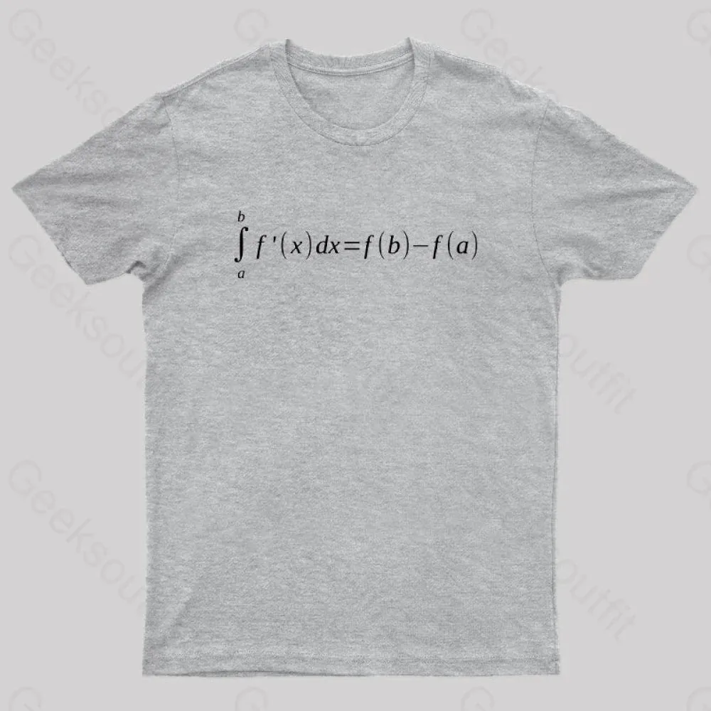 Fundamental Theorem Of Calculus Math Geek T-Shirt - Image 9