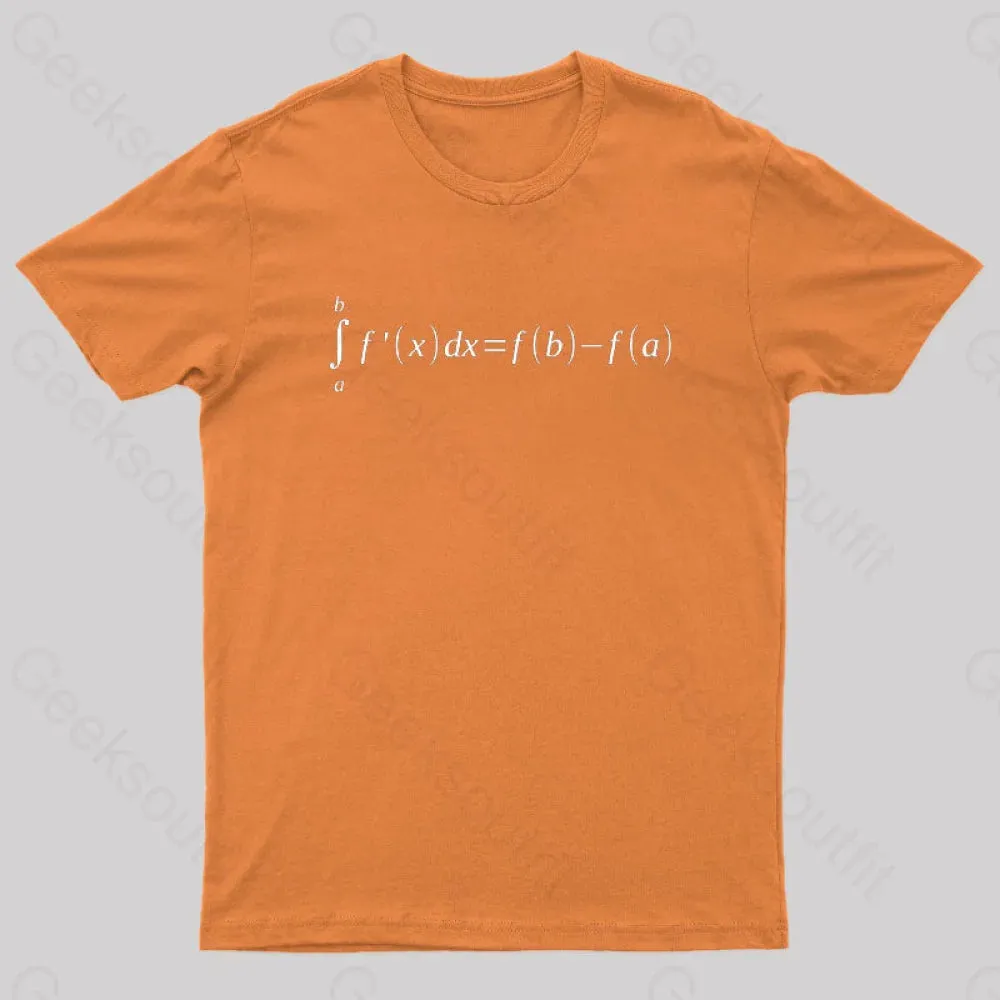 Fundamental Theorem Of Calculus Math Geek T-Shirt - Image 6