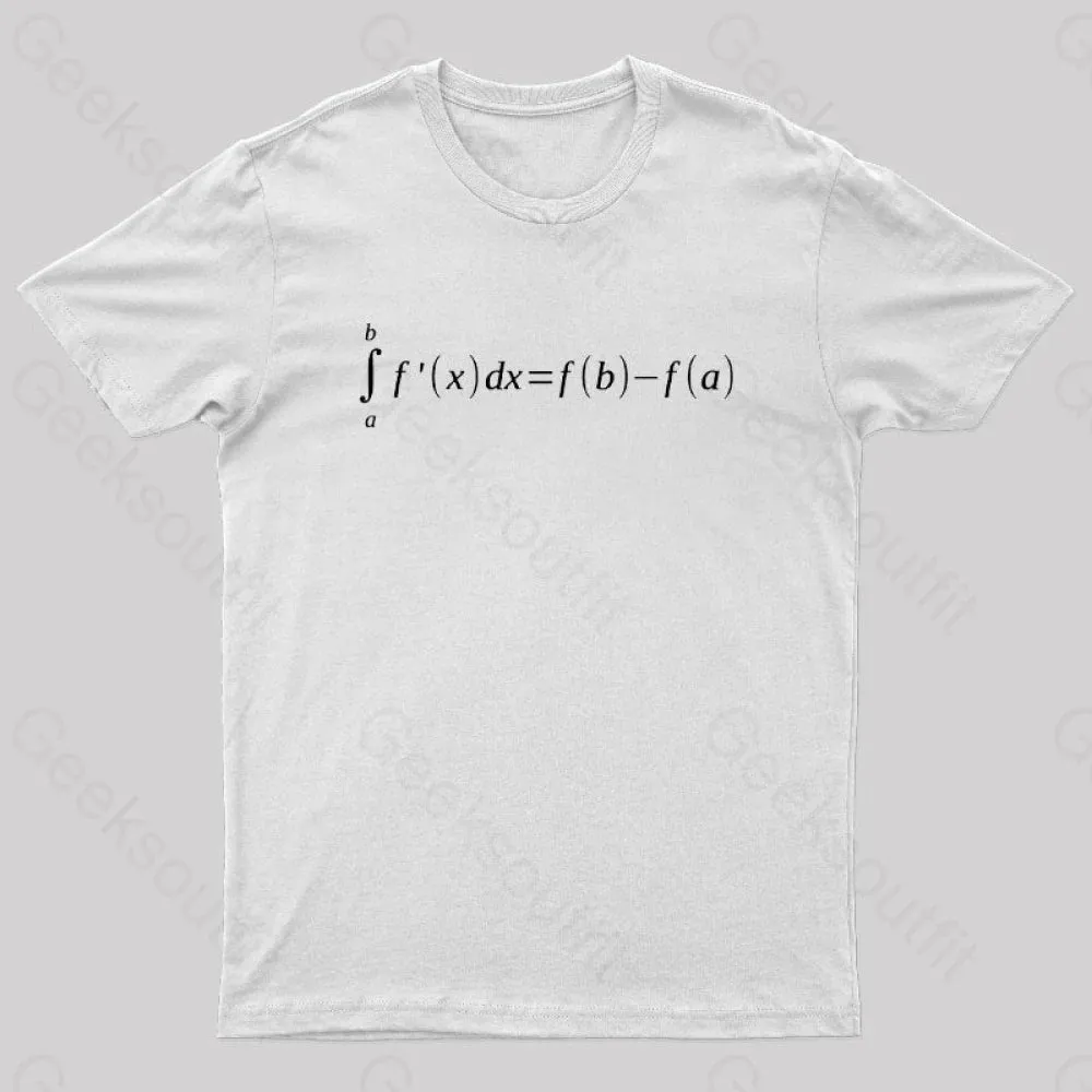 Fundamental Theorem Of Calculus Math Geek T-Shirt - Image 11