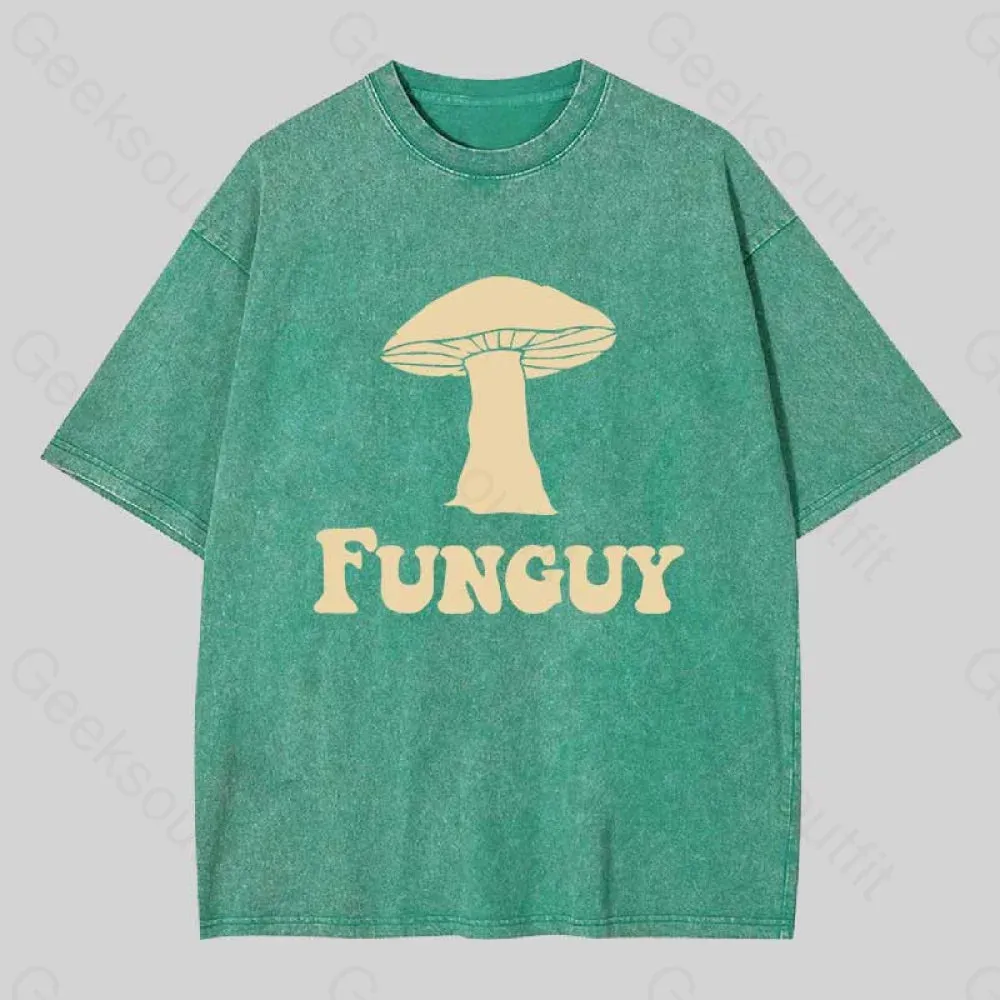 Fungi Fun Guy Funny Washed T-shirt - Image 8