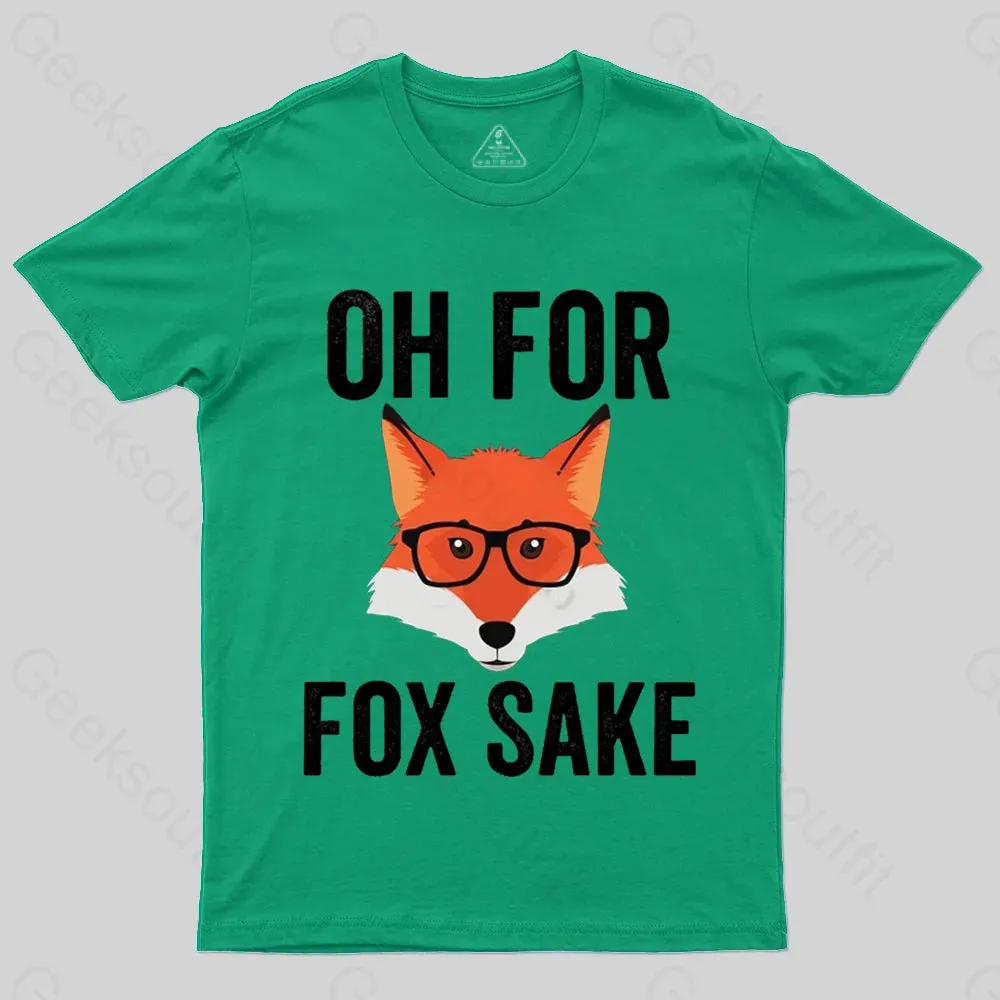 Funny Animal Puns - Oh For Fox Sake T-shirt - Image 6