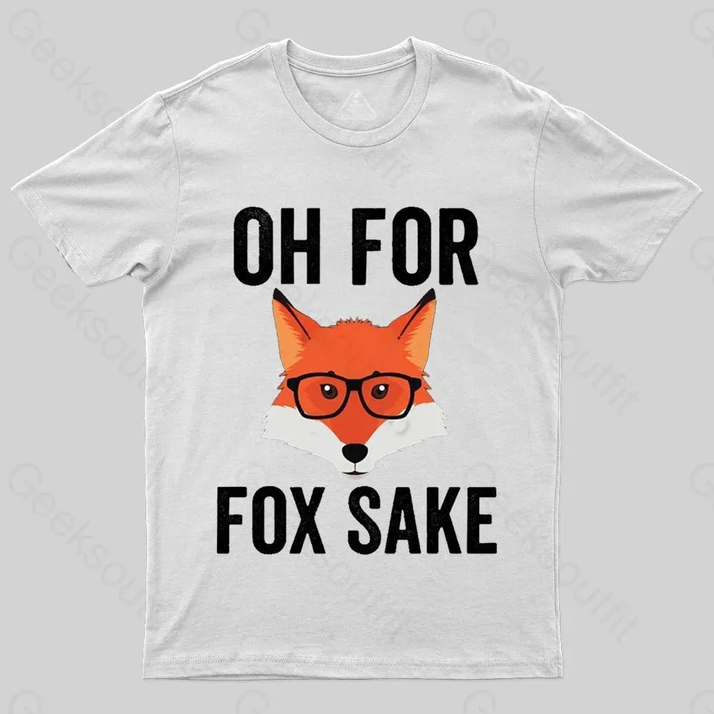 Funny Animal Puns - Oh For Fox Sake T-shirt - Image 8