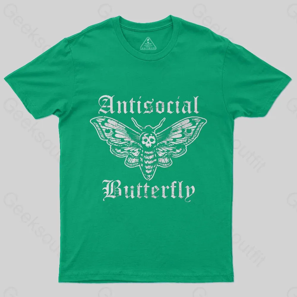 Funny Antisocial Butterfly T-Shirt - Image 5