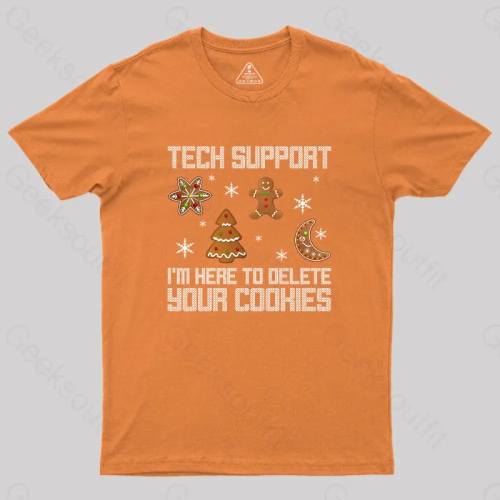 Funny Christmas Tech Support Computer Programmer Geek T-Shirt - Image 7