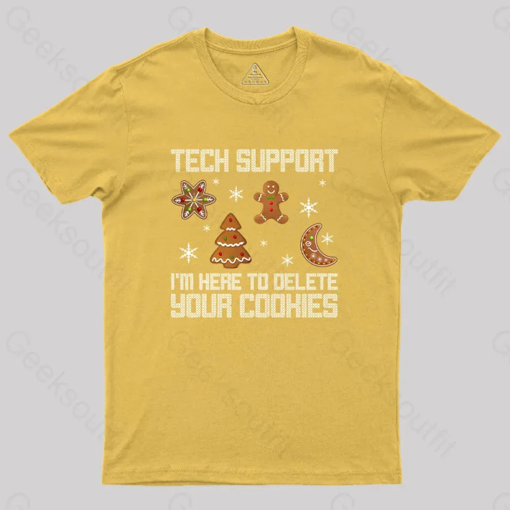 Funny Christmas Tech Support Computer Programmer Geek T-Shirt - Image 8