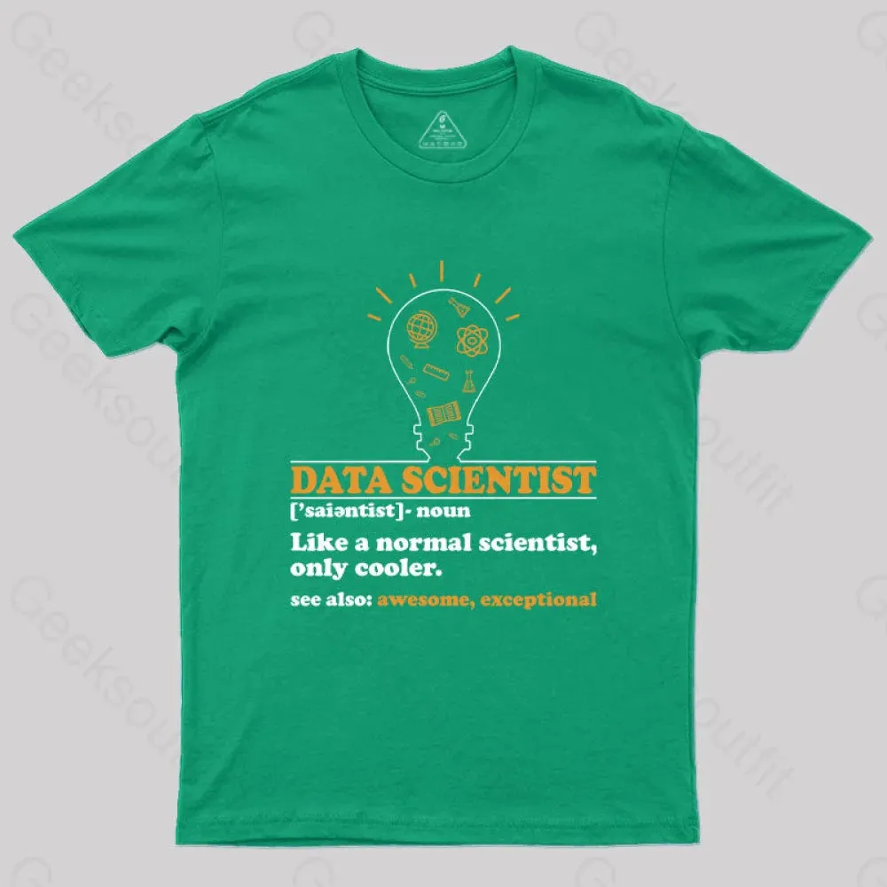 Funny Data Scientist Definition Computer Science T-Shirt - Image 4