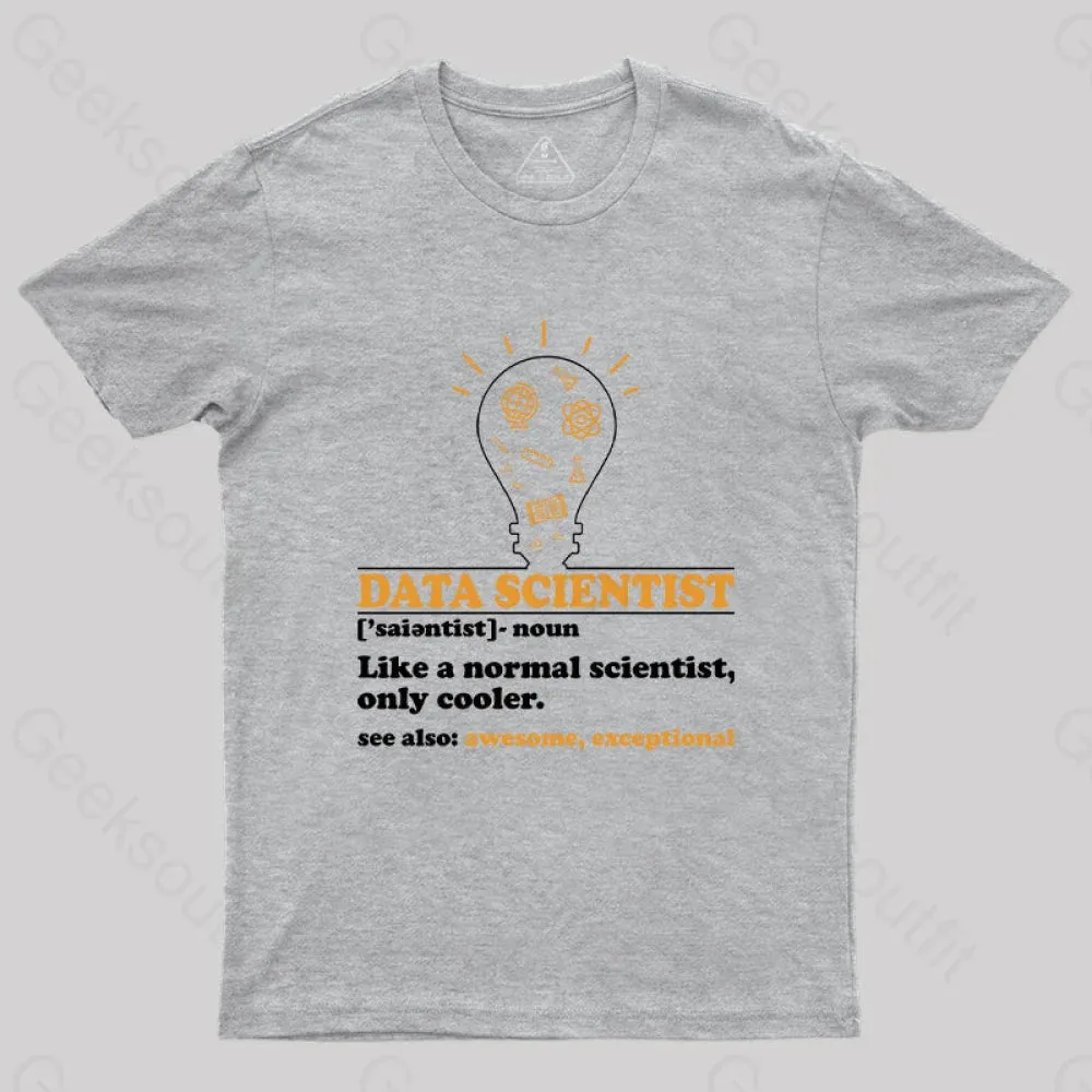 Funny Data Scientist Definition Computer Science T-Shirt - Image 7