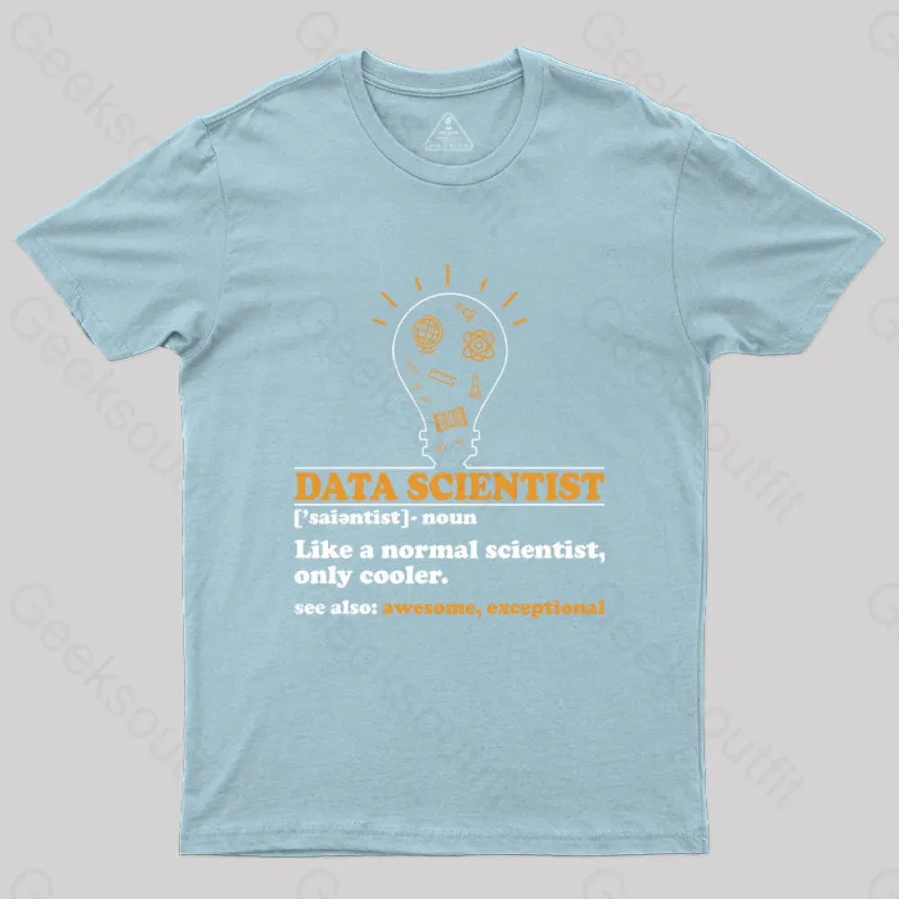 Funny Data Scientist Definition Computer Science T-Shirt - Image 6