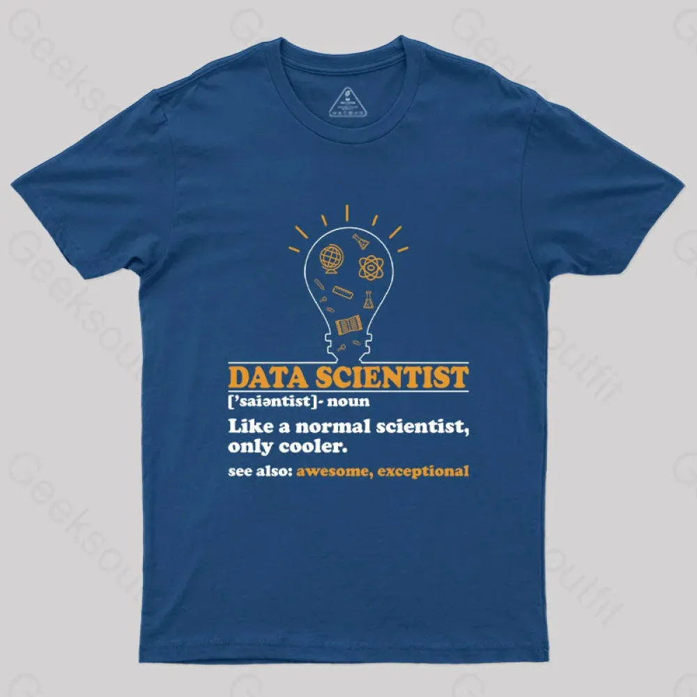 Funny Data Scientist Definition Computer Science T-Shirt - Image 2