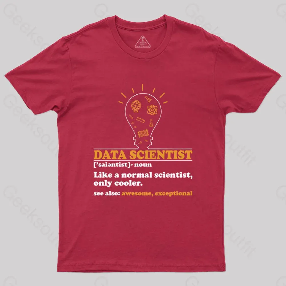 Funny Data Scientist Definition Computer Science T-Shirt - Image 5