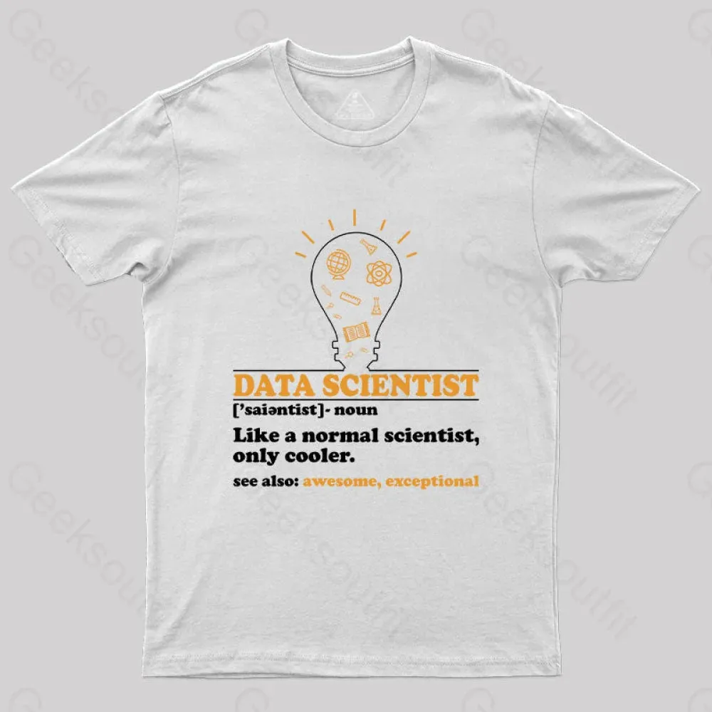 Funny Data Scientist Definition Computer Science T-Shirt - Image 8