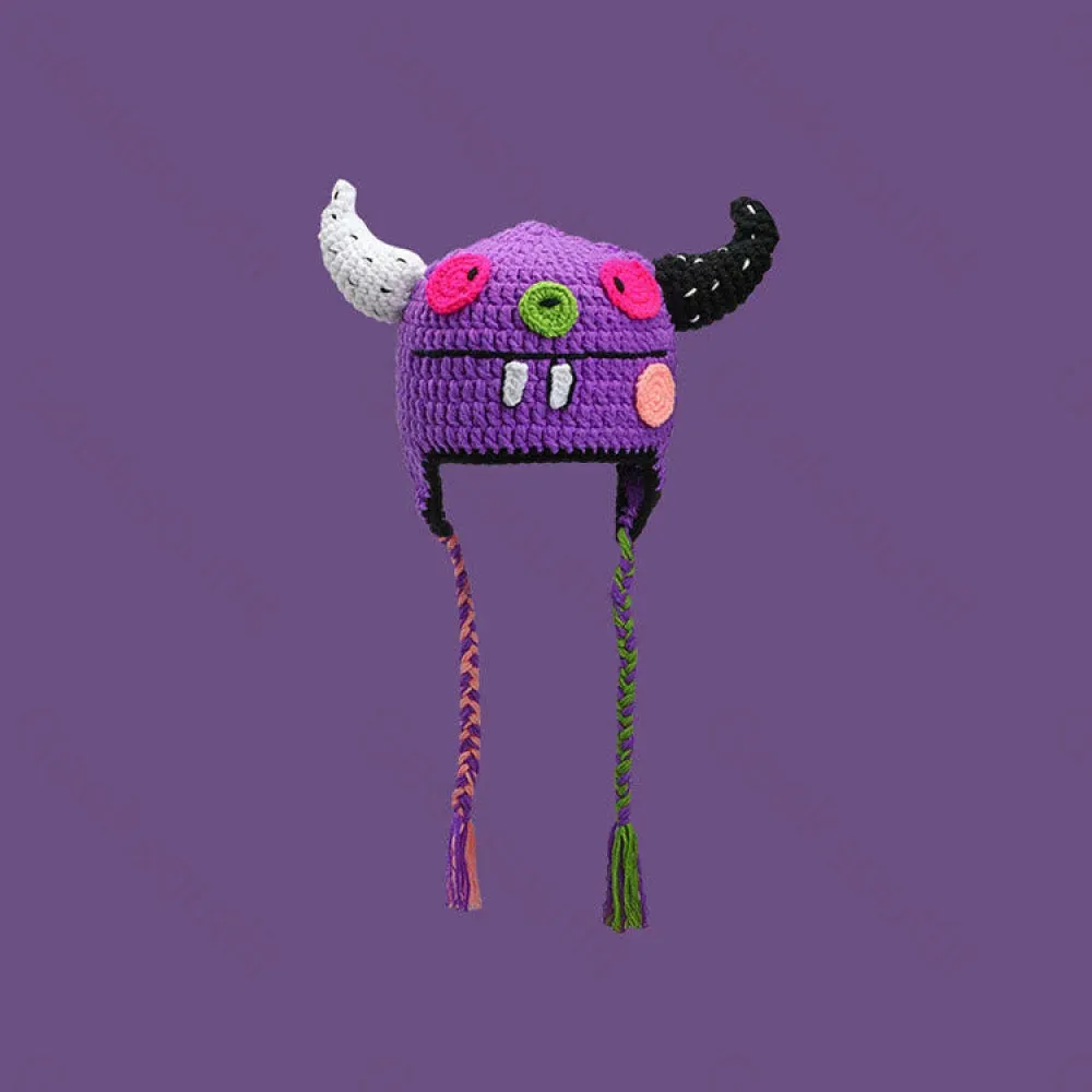 Funny Devil's Purple Hat