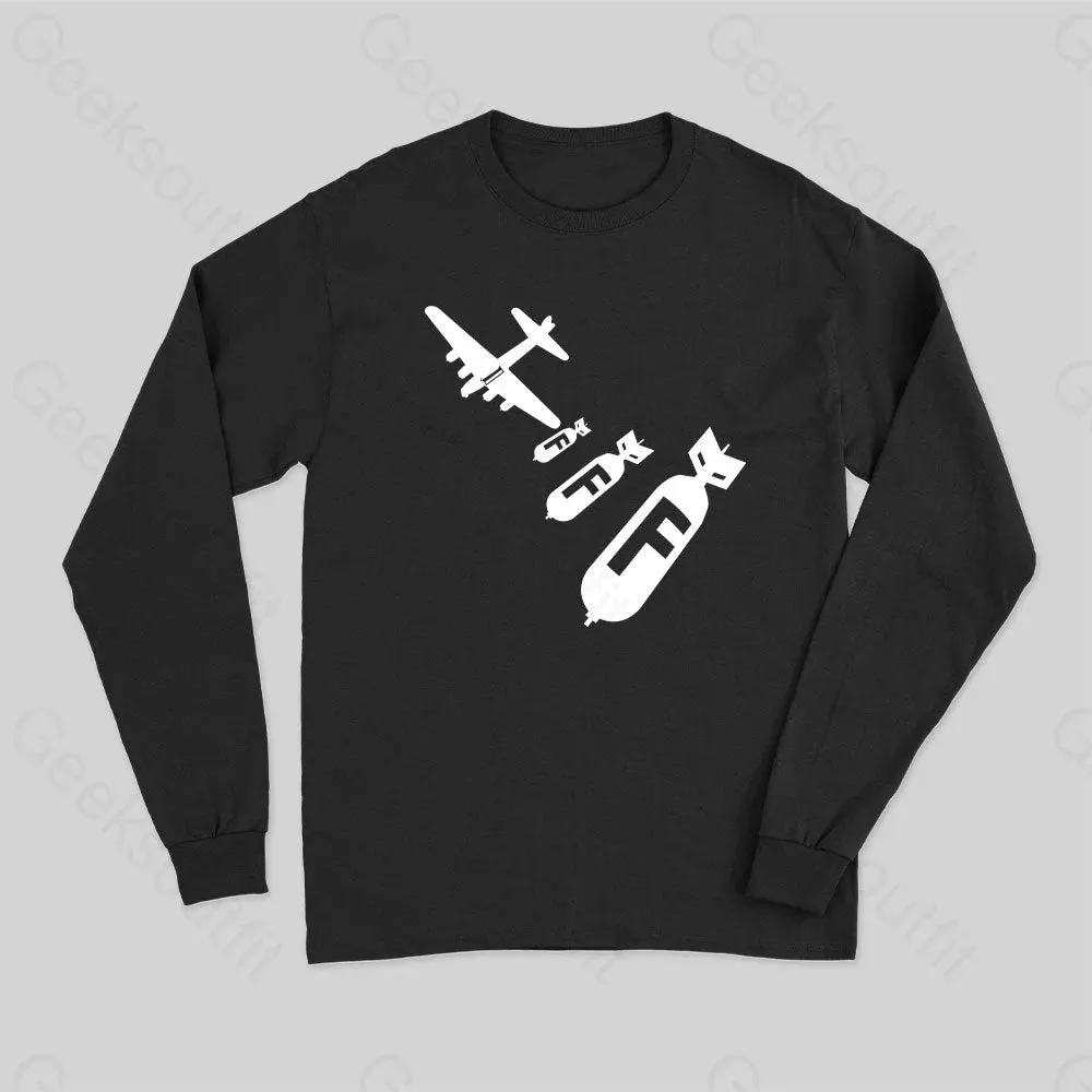 Funny - Dropping F Bombs Long Sleeve T-Shirt - Image 2